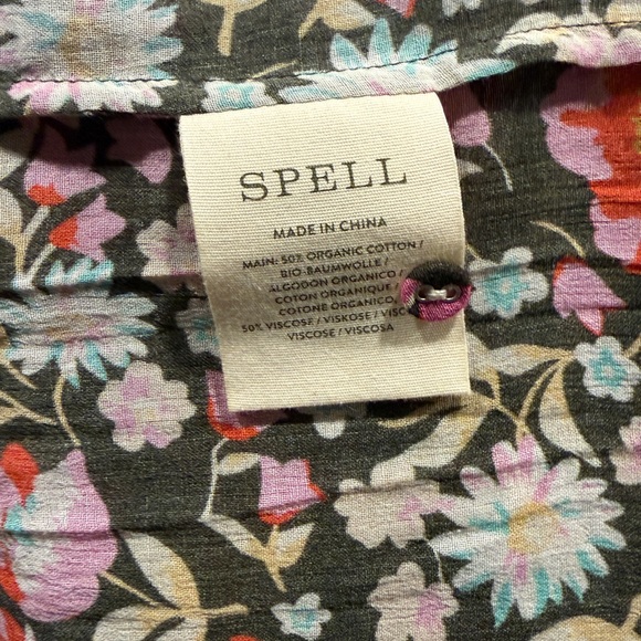 Spell Multicolor Long Sleeve Dress - Picture 6 of 7